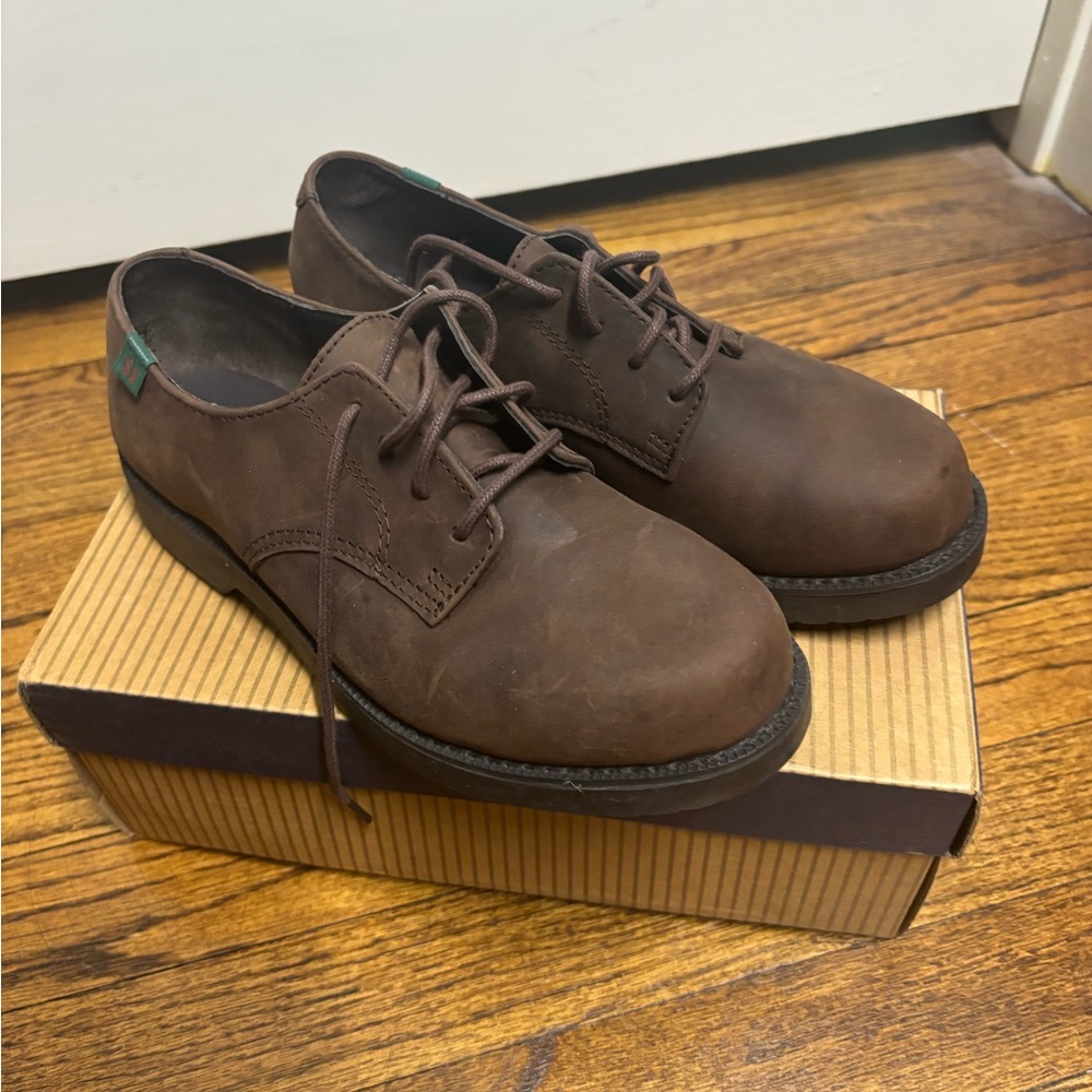 Classic Brown Leather Boy’s Shoes